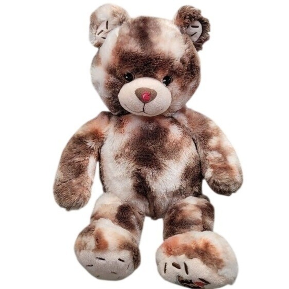 Build A Bear Hot Fudge Sundae Teddy Bear Plush Brown White 16in 1005486 2010 BAB